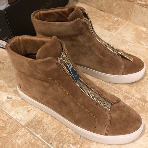 frye lena zip high top